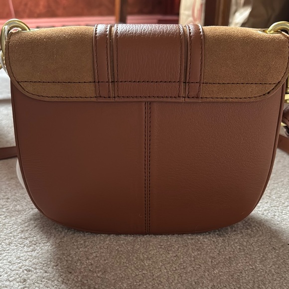 See By Chloe Brown Leather Saddle Crossbody - Picture 5 of 9